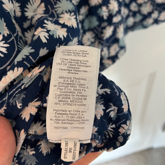 Madewell Floral Tie-front Top - Picture 8 of 8